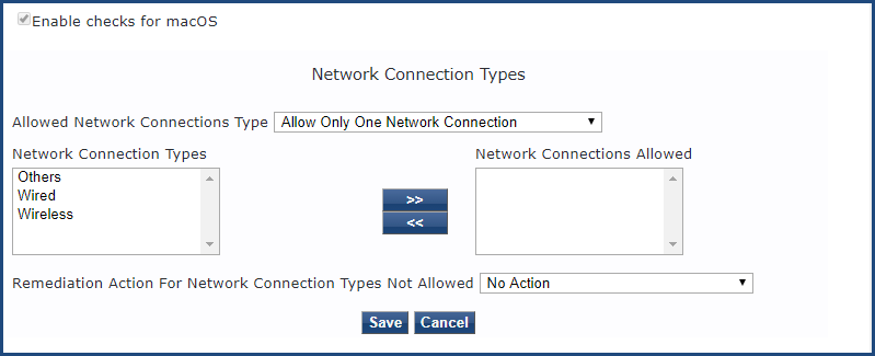 type of internet connection for mac